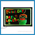 Remote control 90 kinds flahing modes neon glow led illuminated writing menu message board for shops restaurants